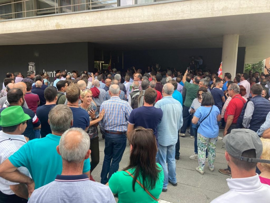 Manifestación ganaderos castilla y león