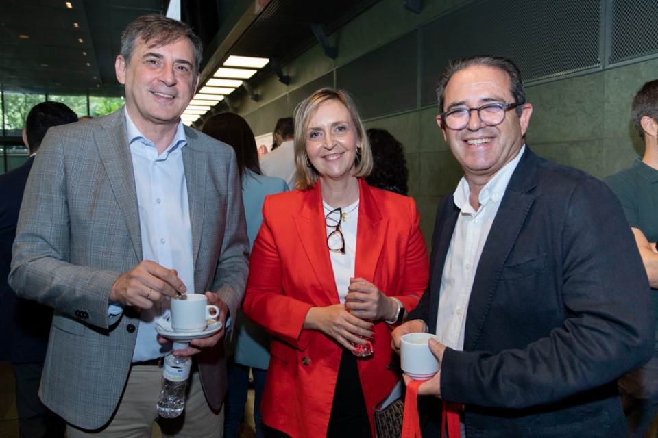 Luis Santos, Elena Gratacós y Carlos Artigas