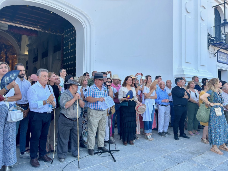 La consejera Carmen Crespo en la Saca de las Yeguas en El Rocío (1)