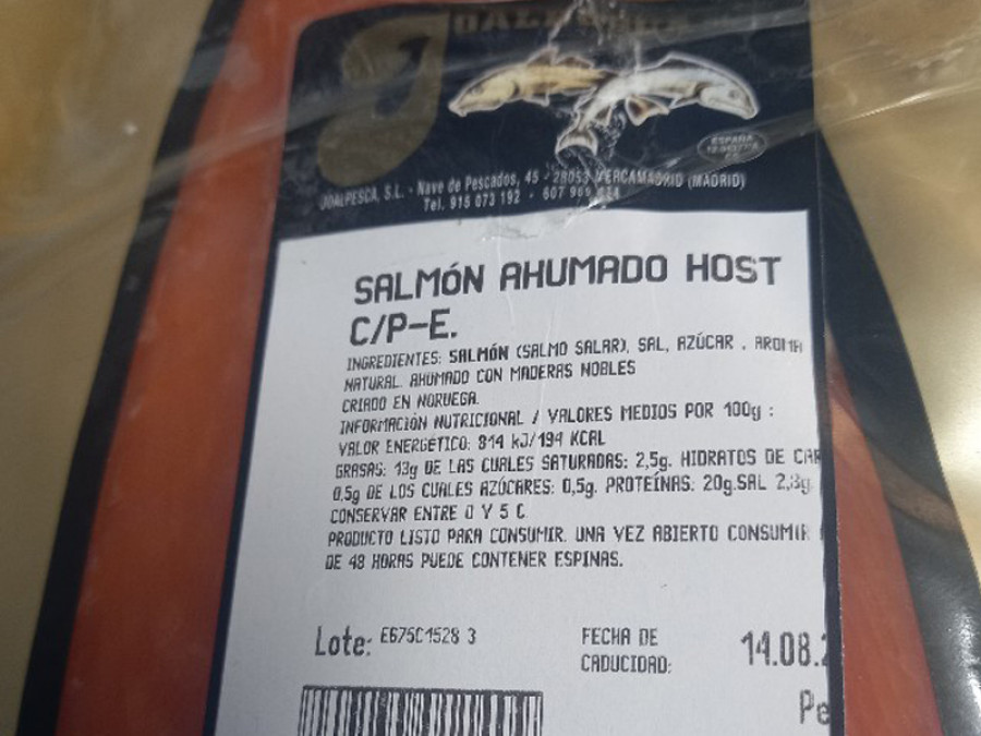 Salmón ahumado