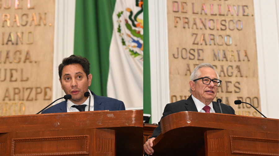 Diputado Federico Chávez Semerena y congresista Jorge Gaviño Ambriz