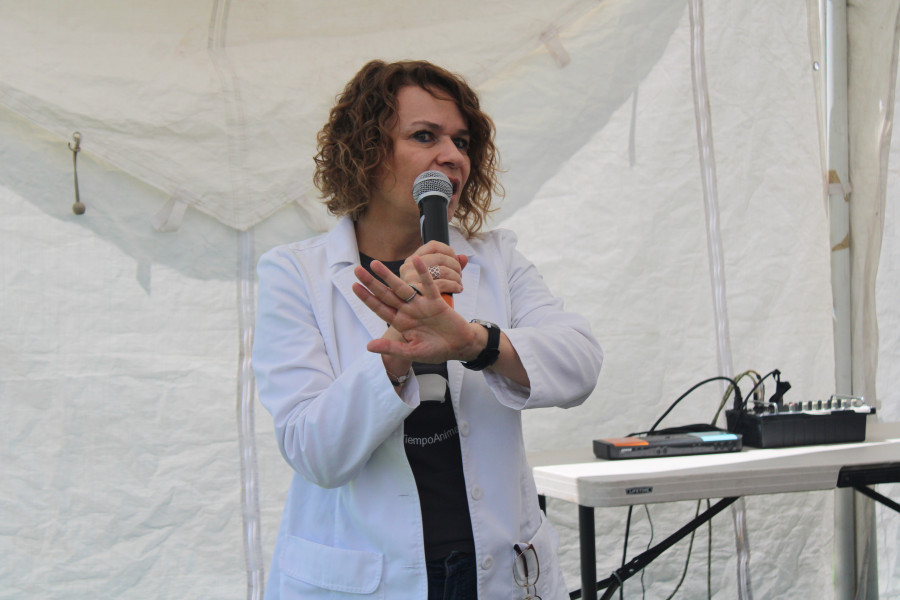 Beatriz Vanda, médica veterinaria zootecnista de la UNAM