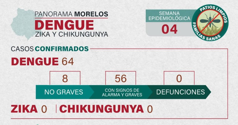 Casos dengue Morelos