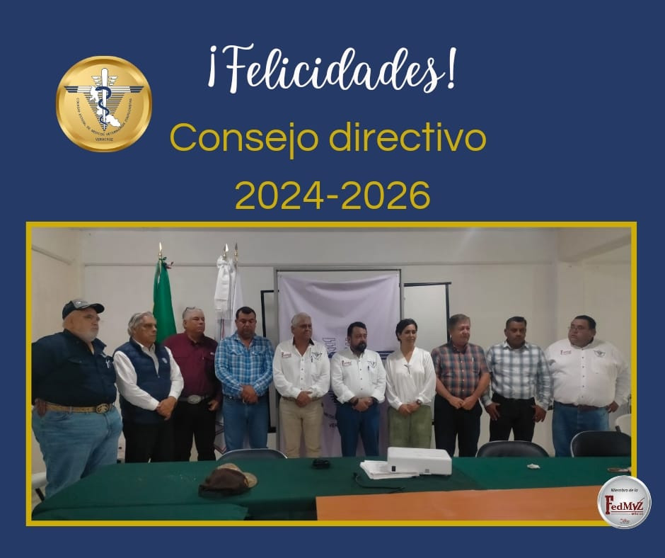 Nuevo Consejo Directivo Colegio Veterinarios Veracruz