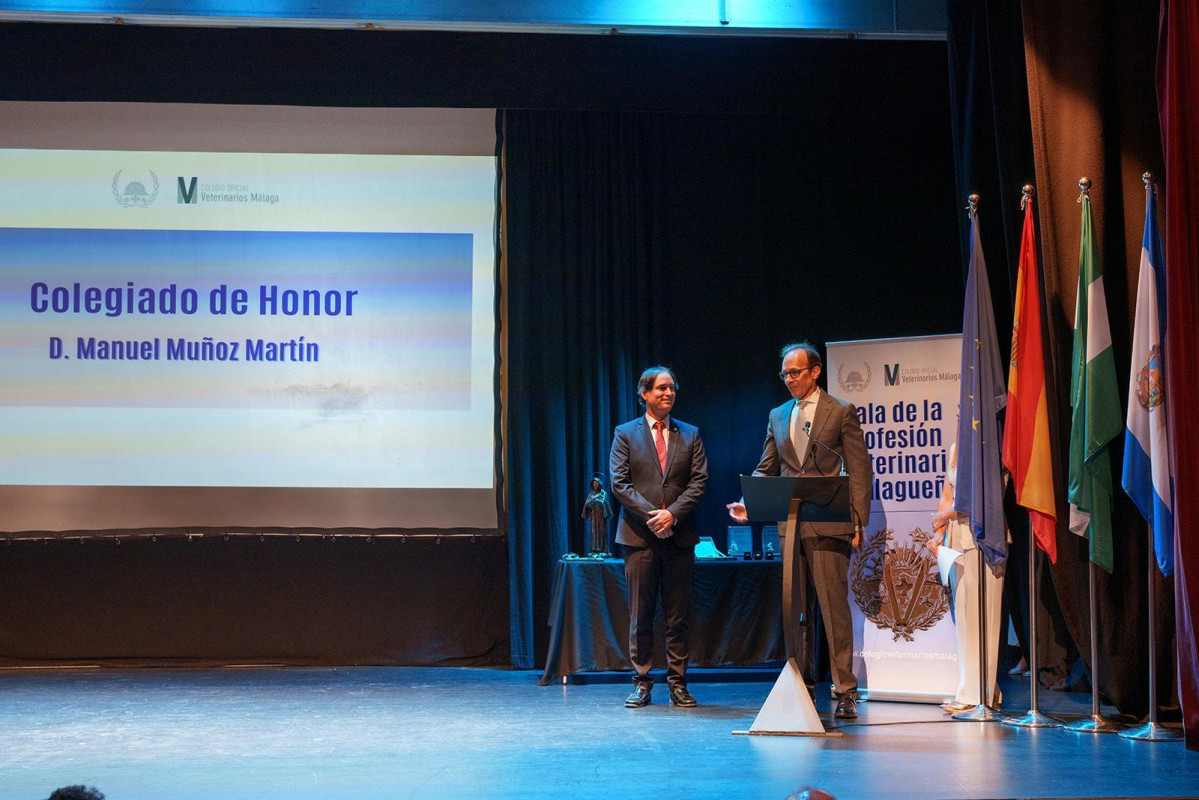 Ceremonia colegiado de honor Manuel Muñoz Martín