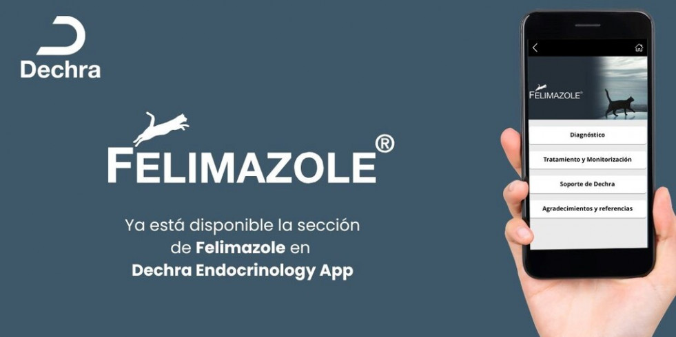 Dechra lanza la sección de Felimazole, para hipertiroidismo felino, en Dechra Endocrinology App