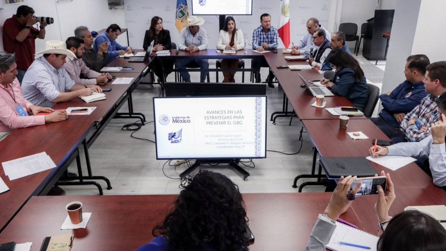 Mesa de trabajo gusano barrenador Jalisco